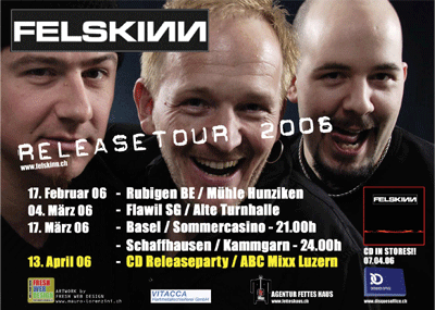 Flyer - "FELSKINN Releasetour 06" 