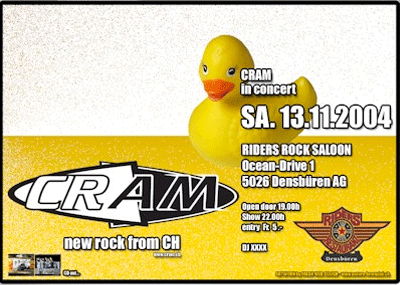 Konzertflyer "CRAM"
